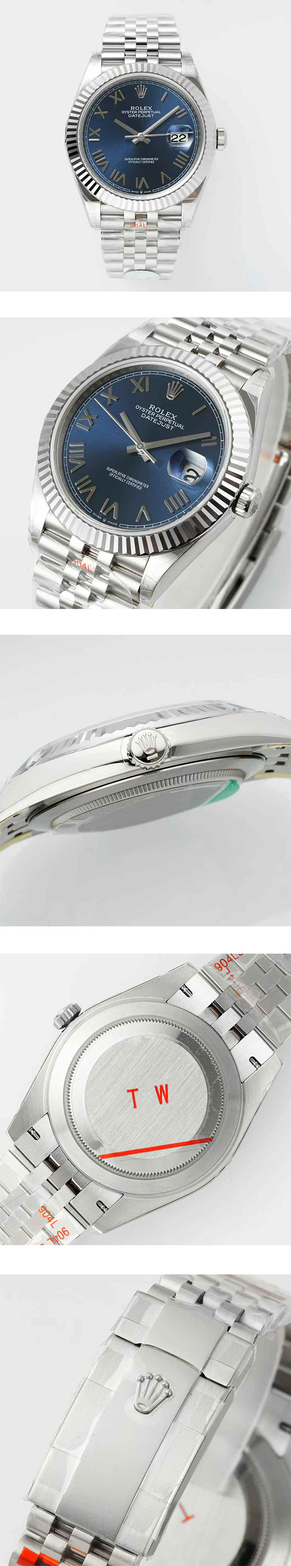 【TW】ロレックスコピー時計 M126334-0026 デイトジャスト 41mm ブルー